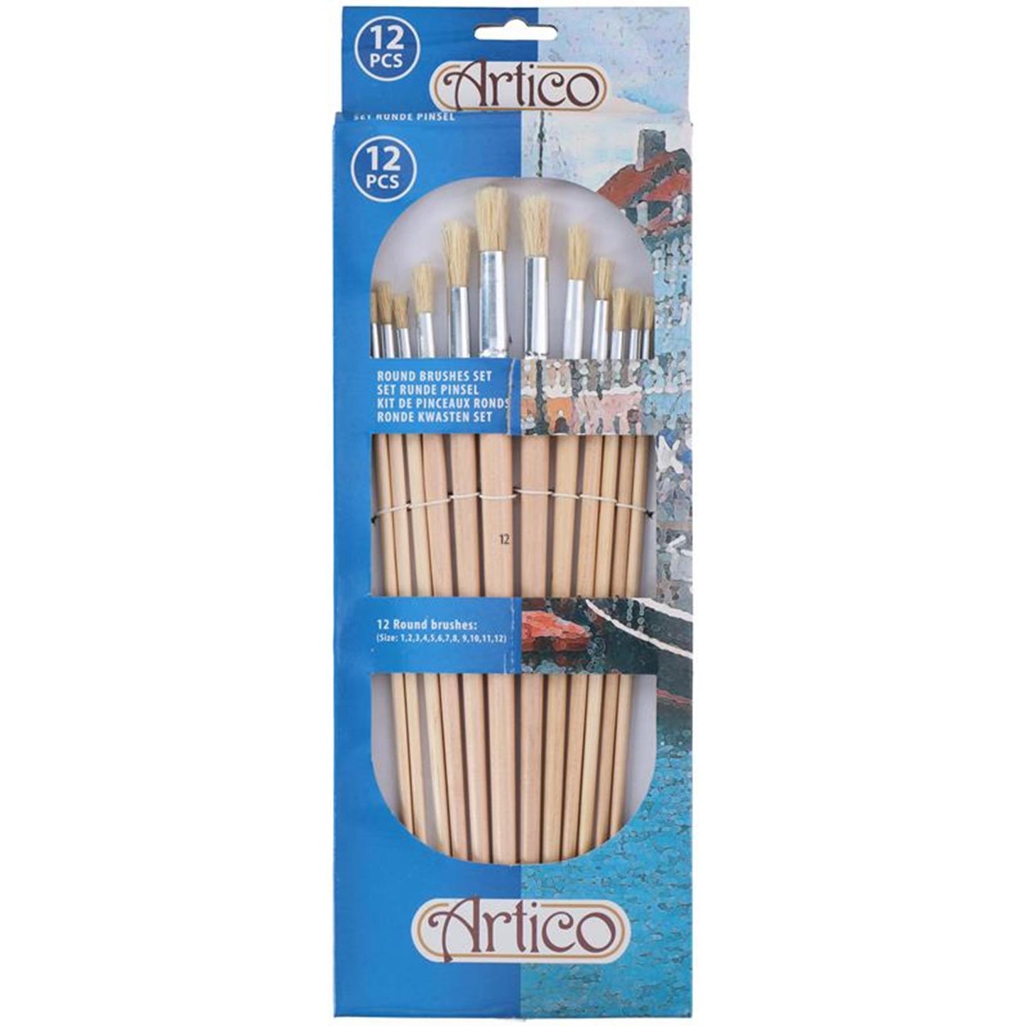 Artico Kwasten set, 12dlg.