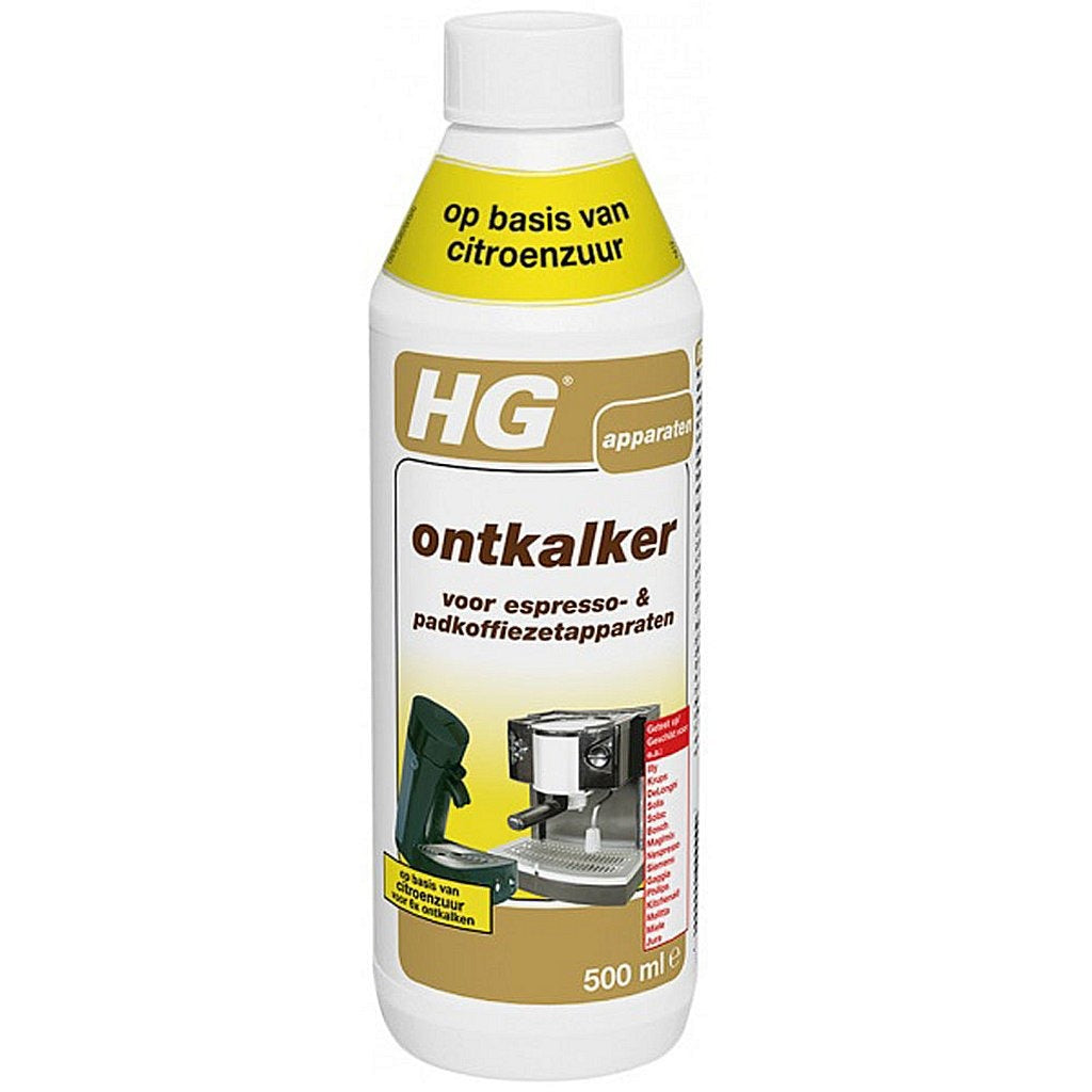 HG ontkalker espresso- koffiepadmachines citroenzuur 0,5l