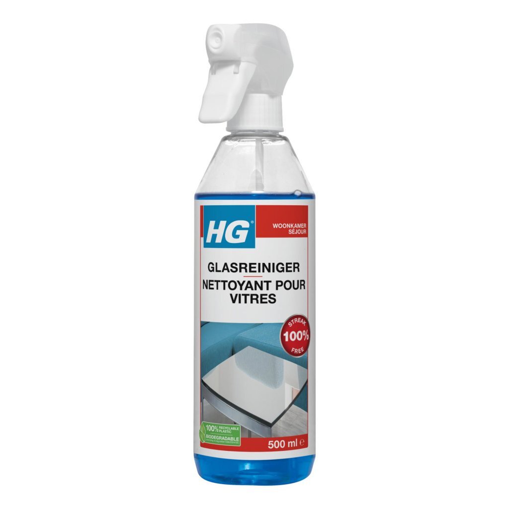 Hg glas- en spiegelspray 0.5l