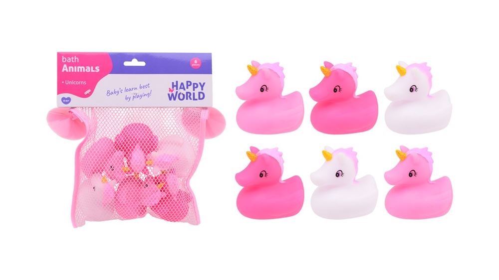 Johntoy Happy world flamingo en eenhoorn badspee