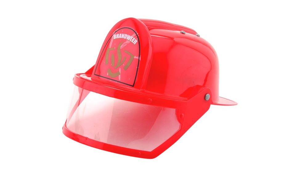 Johntoy Kinderbrandweerhelm met vizier. 3+