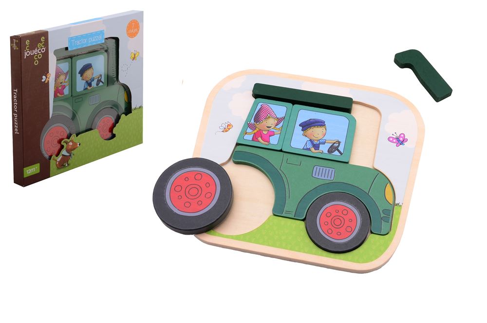 Johntoy Fien teun tractor puzzel. 2+