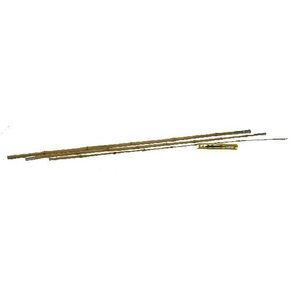 Game On Fishing bamboe hengel 3,5m + tuigje