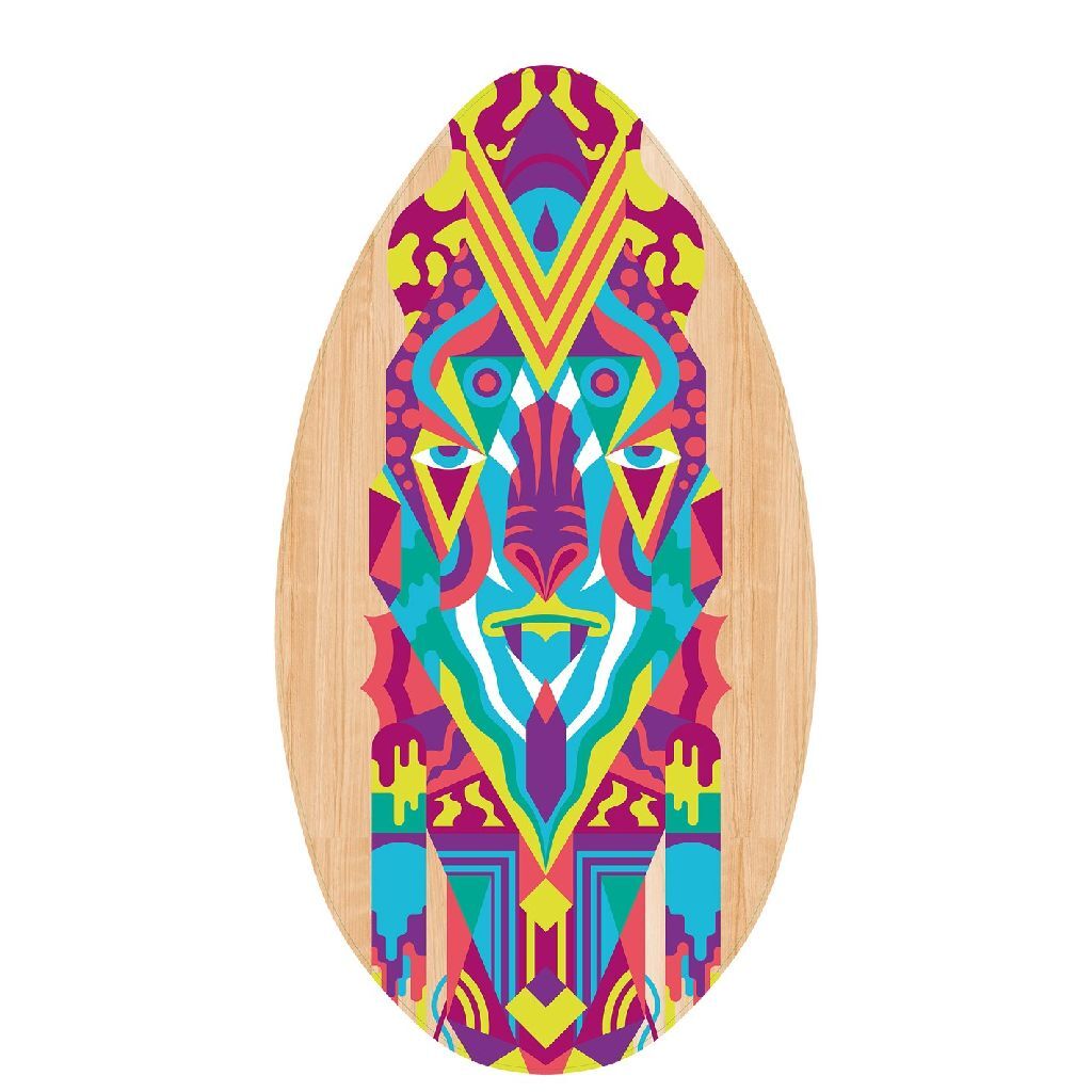 SportX houten skimboard inca 94 cm