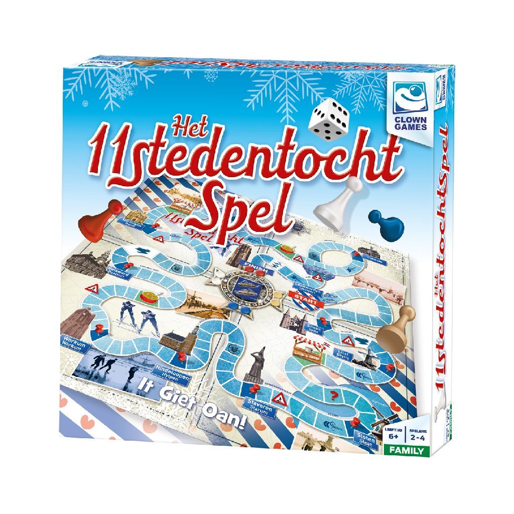 Clown Games Clown het elfstedentochtspel