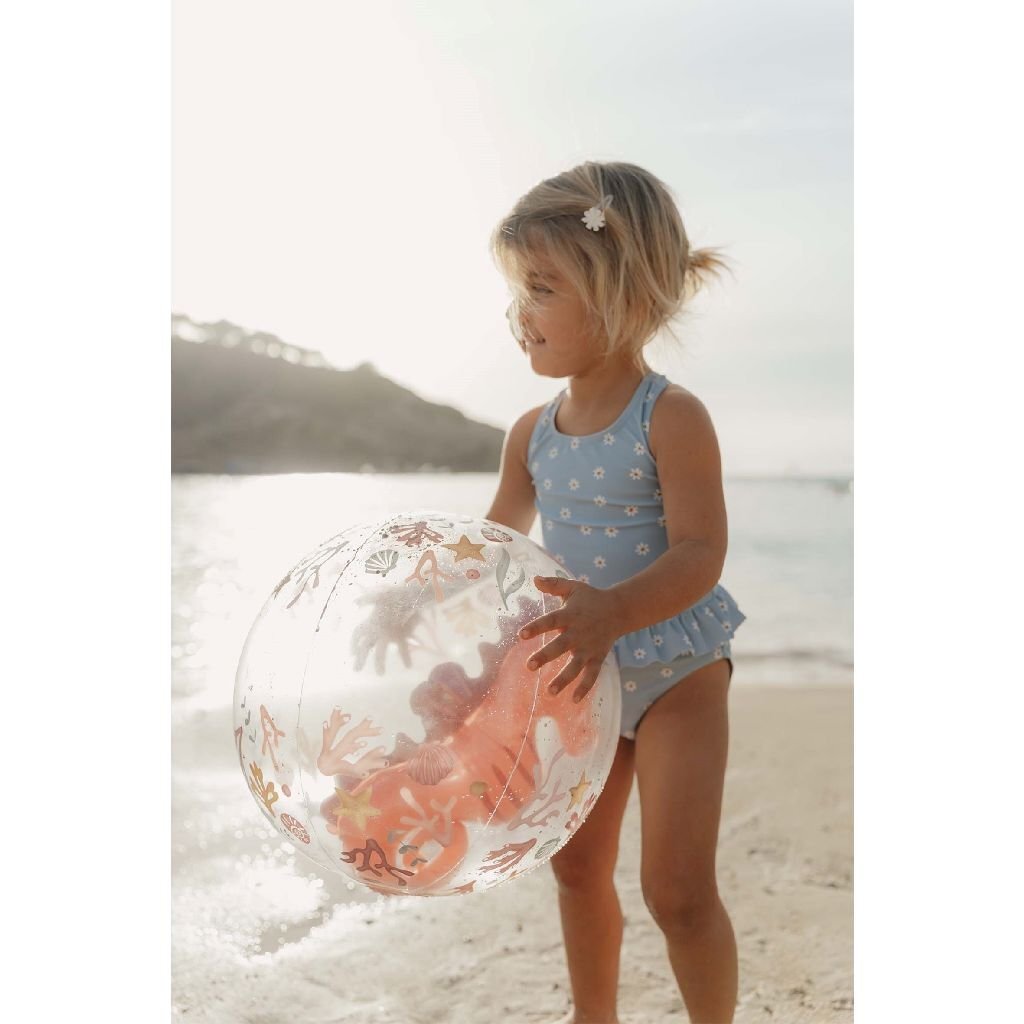 Little Dutch ocean dreams strandbal 3d figuur roze