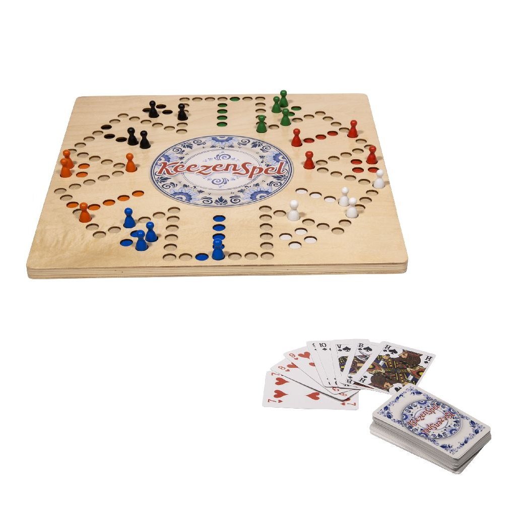 Clown Games houten keezenspel