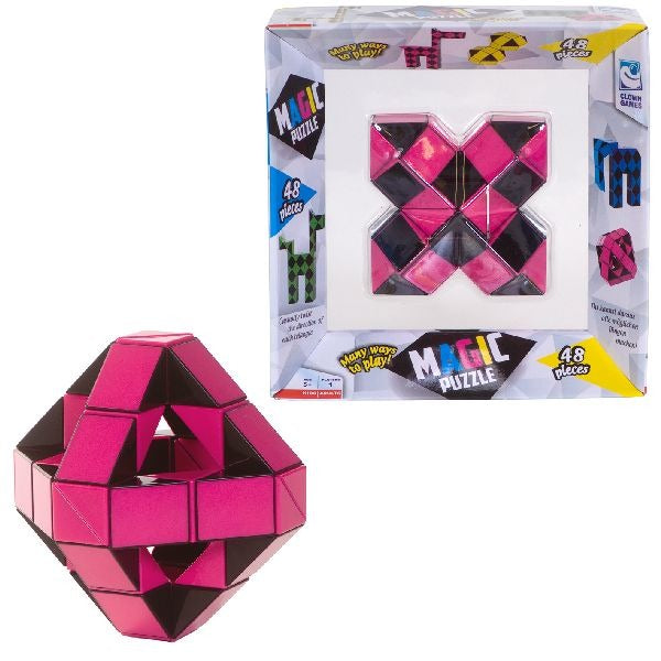Clown Games magic puzzle 48-delig roze