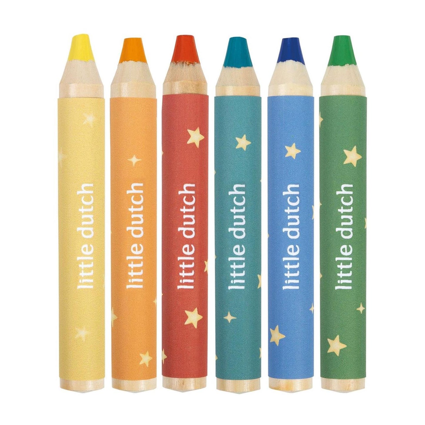 Little Dutch jim potloden 6 stuks