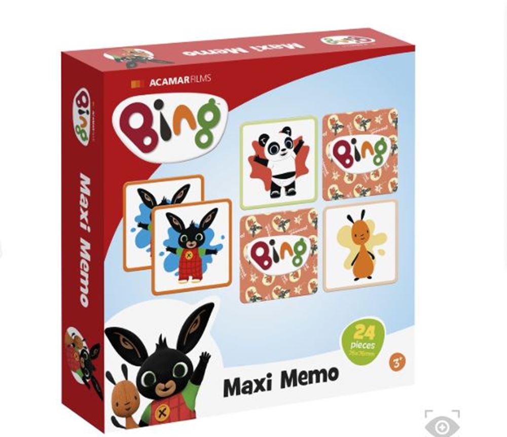 Bambolino Bing maxi memo. 3+. 18.2x18.2x4.2 cm