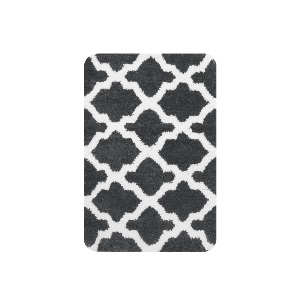 Dutch House badmat toulon 60x90 cm zwart