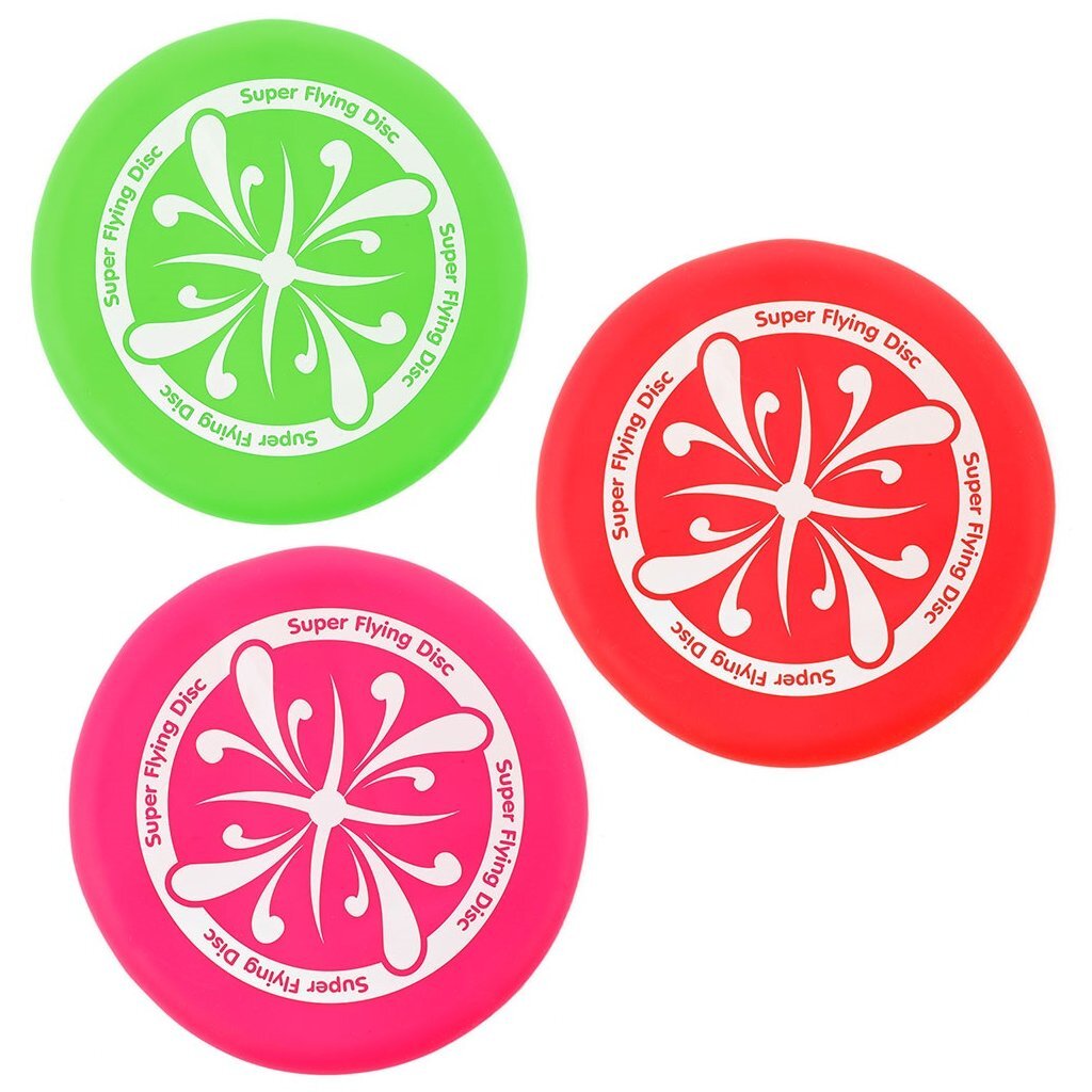 Air superflexibele rubberen frisbee 17 cm verschillende uitvoeringen