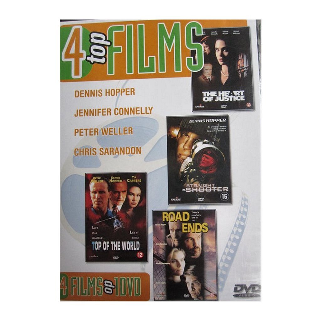 Basic Dvd 4 top films the haert of justice straight shooter top of the world road ends