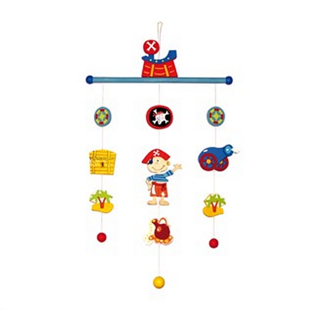 Simply For Kids 21140p houten piratenmobiel