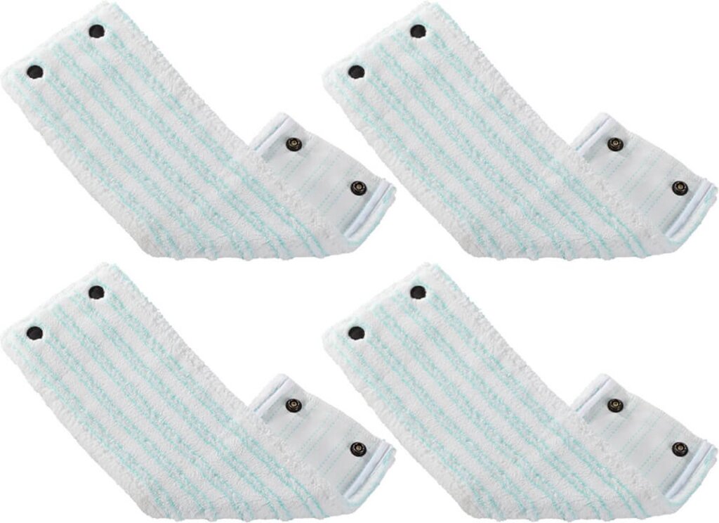 Leifheit clean twist xl combi clean xl vloerwisser vervangingsdoek met drukknoppen micro duo 42 cm set van 4