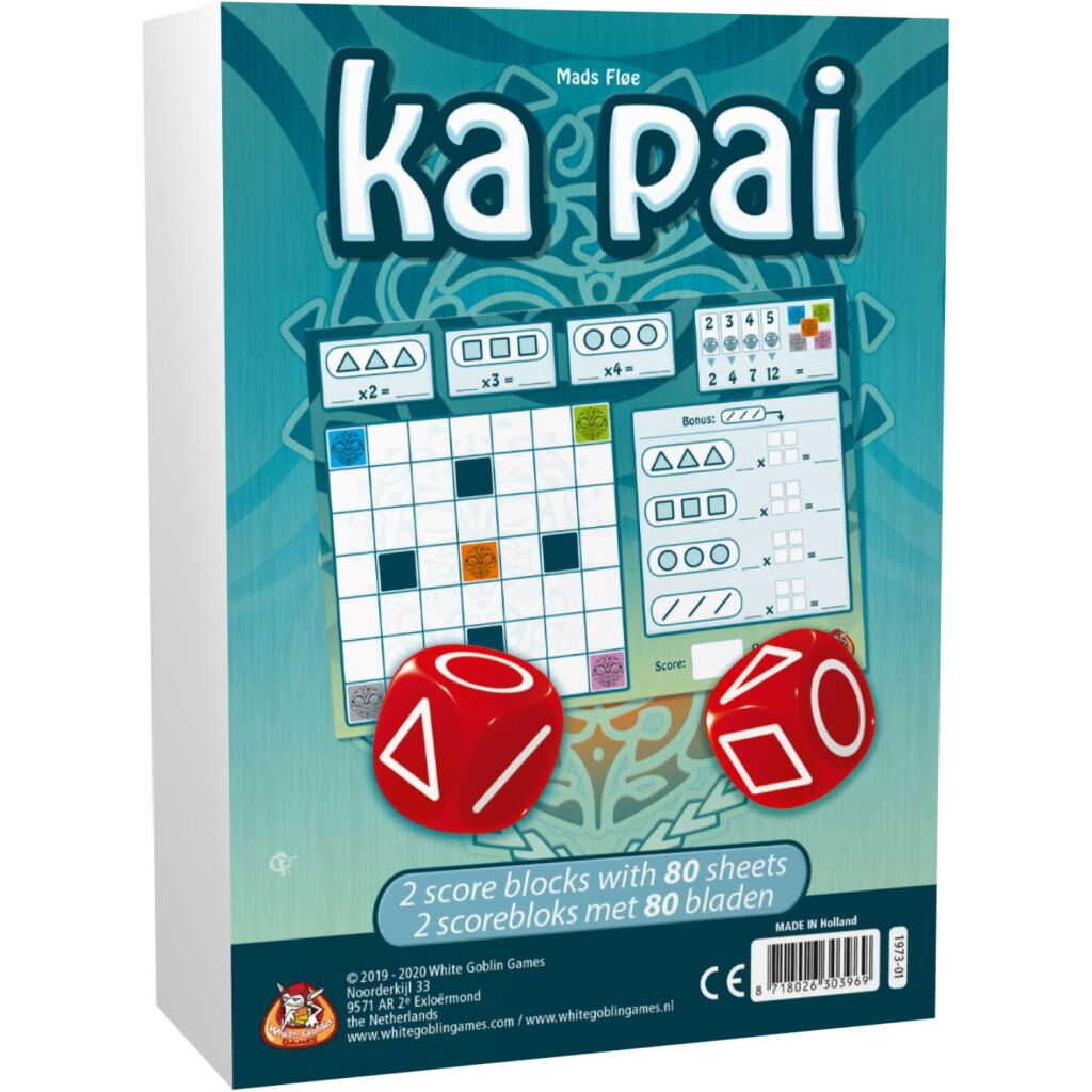 White Goblin Games ka pai scoreblok