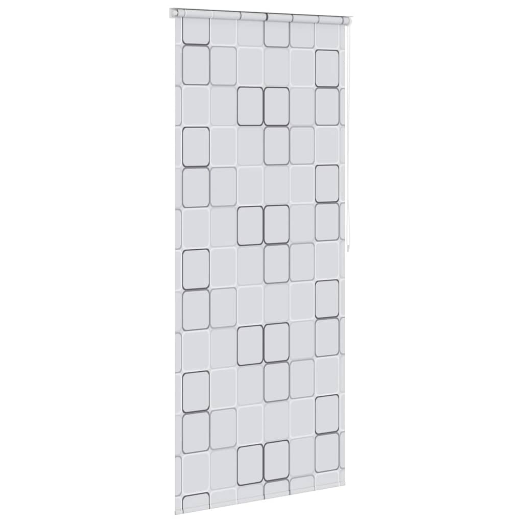 VidaXL Rolgordijn voor douche 80x240 cm vierkant