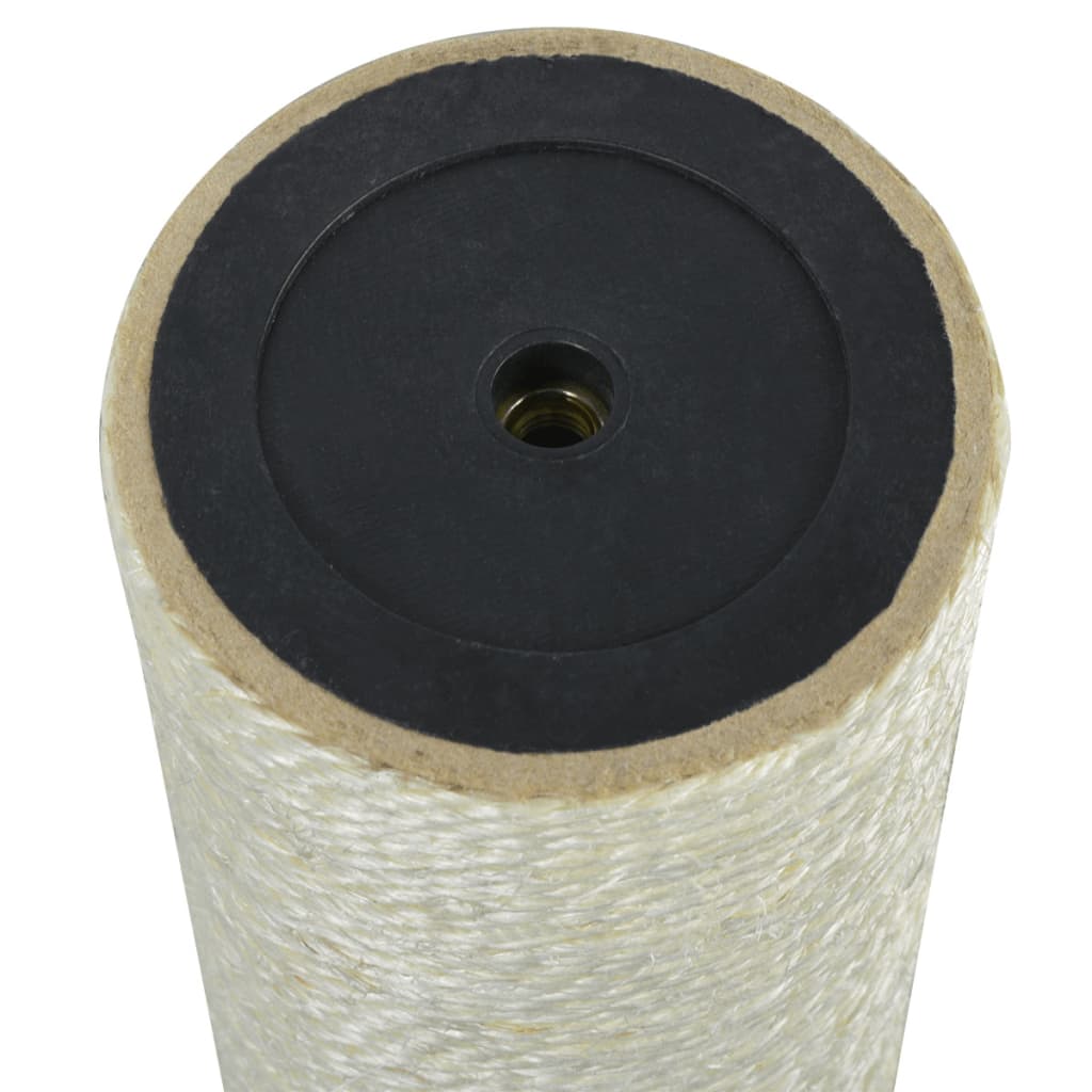 VidaXL Kattenkrabpaal 8x20 cm 8 mm beige