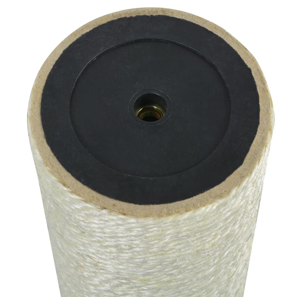 VidaXL Kattenkrabpaal 8x50 cm 8 mm beige