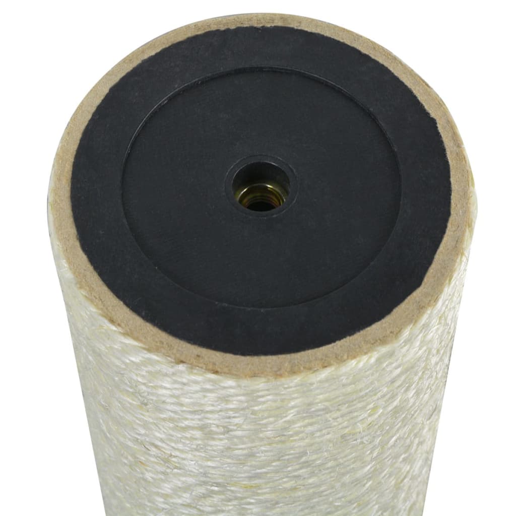 VidaXL Kattenkrabpaal 8x55 cm 8 mm beige