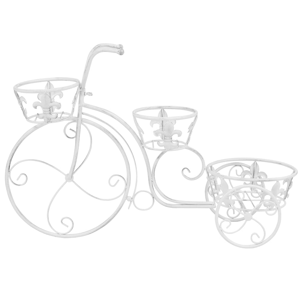 VidaXL Plantenstandaard fietsvorm vintage stijl metaal