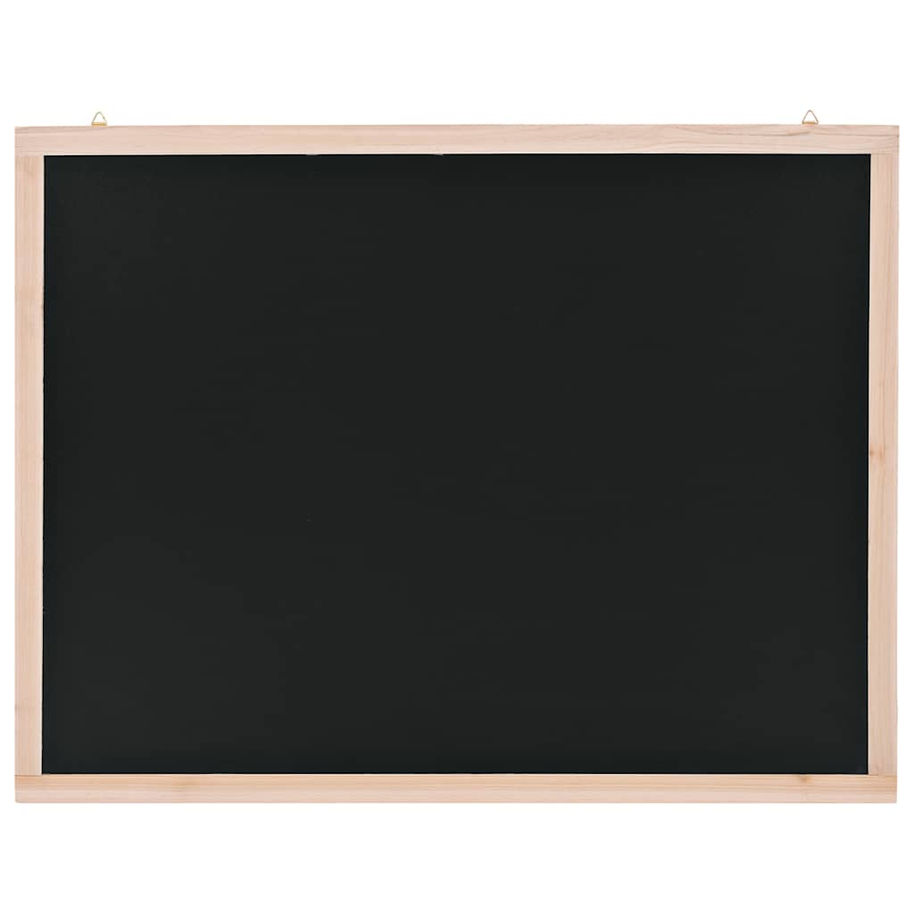 VidaXL Krijtbord voor aan de wand 60x80 cm cederhout