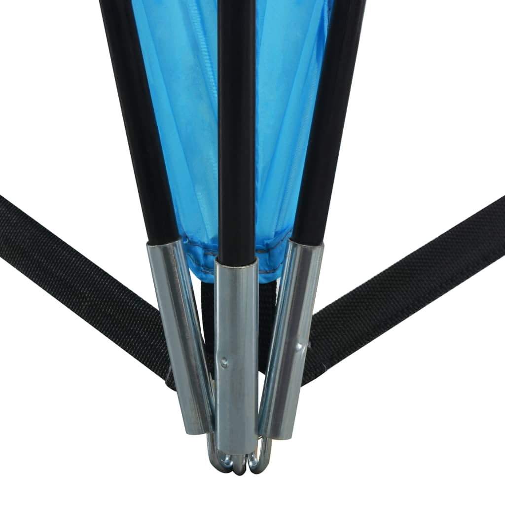 VidaXL Partytent boog 450x450x265 cm lichtblauw