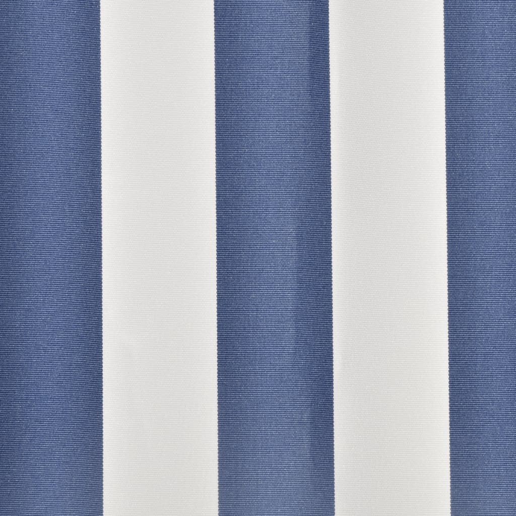 VidaXL Luifeldoek 450x300 cm canvas blauw en wit