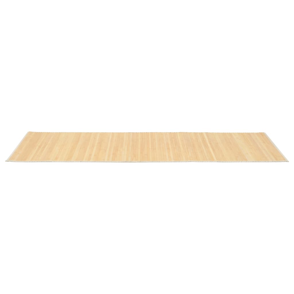 VidaXL Tapijt 80x200 cm bamboe natuurlijk