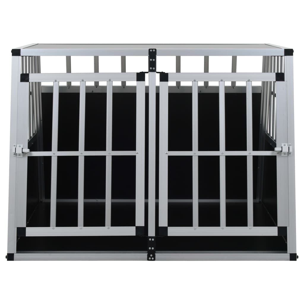 VidaXL Hondenbench met dubbele deur 94x88x69 cm