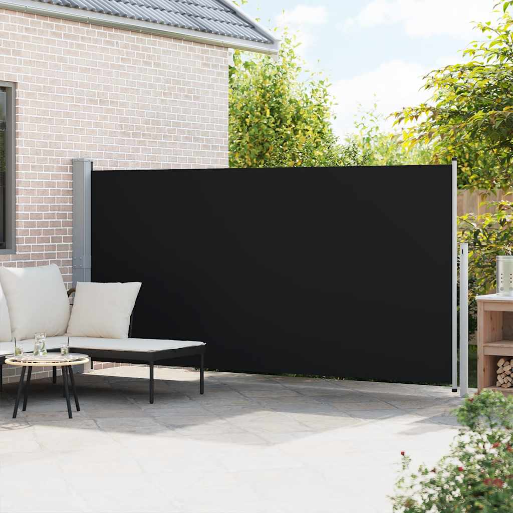 VidaXL Windscherm uittrekbaar 160x500 cm blauw