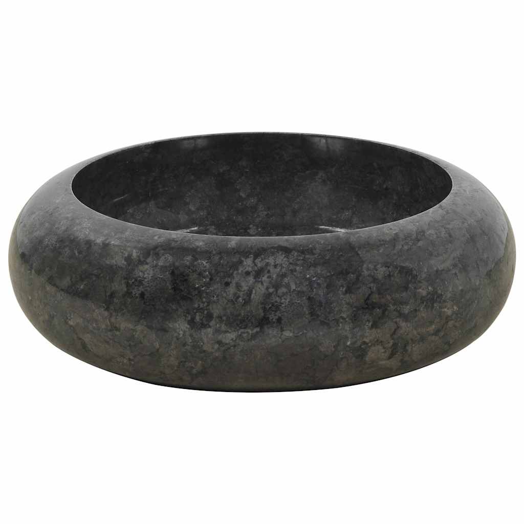 VidaXL Gootsteen 40x12 cm marmer zwart