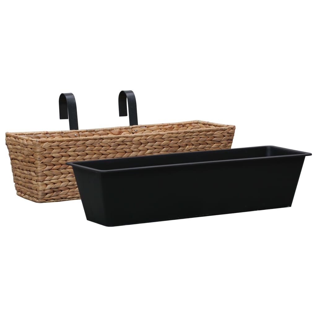 VidaXL Plantenbakken 2 st waterhyacint