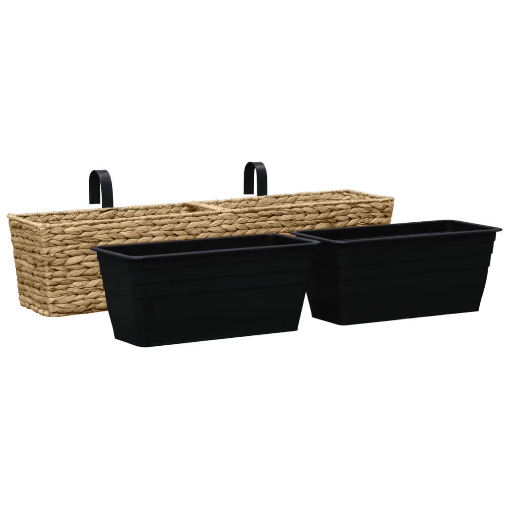 VidaXL Plantenbakken 2 st waterhyacint