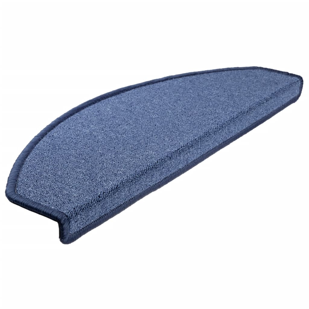 VidaXL 15 st trapmatten 65x24x4 cm blauw