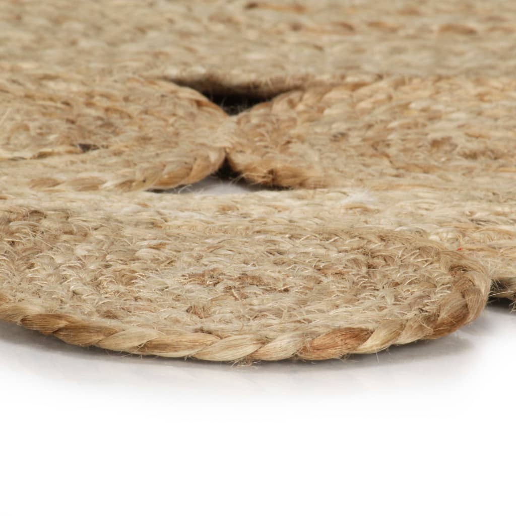 VidaXL Vloerkleed handgemaakt 150 cm gevlochten jute