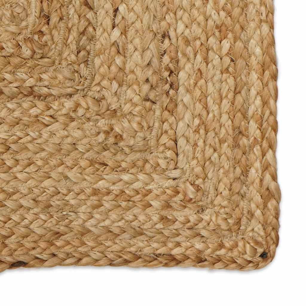 VidaXL Vloerkleed handgemaakt 160x230 cm jute naturel