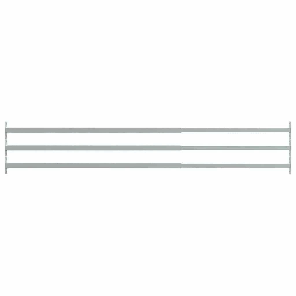 VidaXL Barrièrestangen verstelbaar 3 st 710-1200 mm