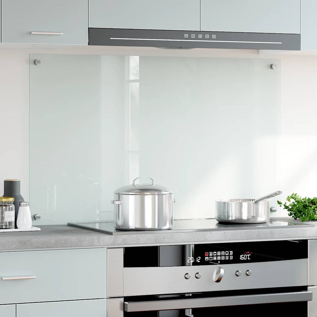VidaXL Spatscherm keuken 100x60 cm gehard glas transparant