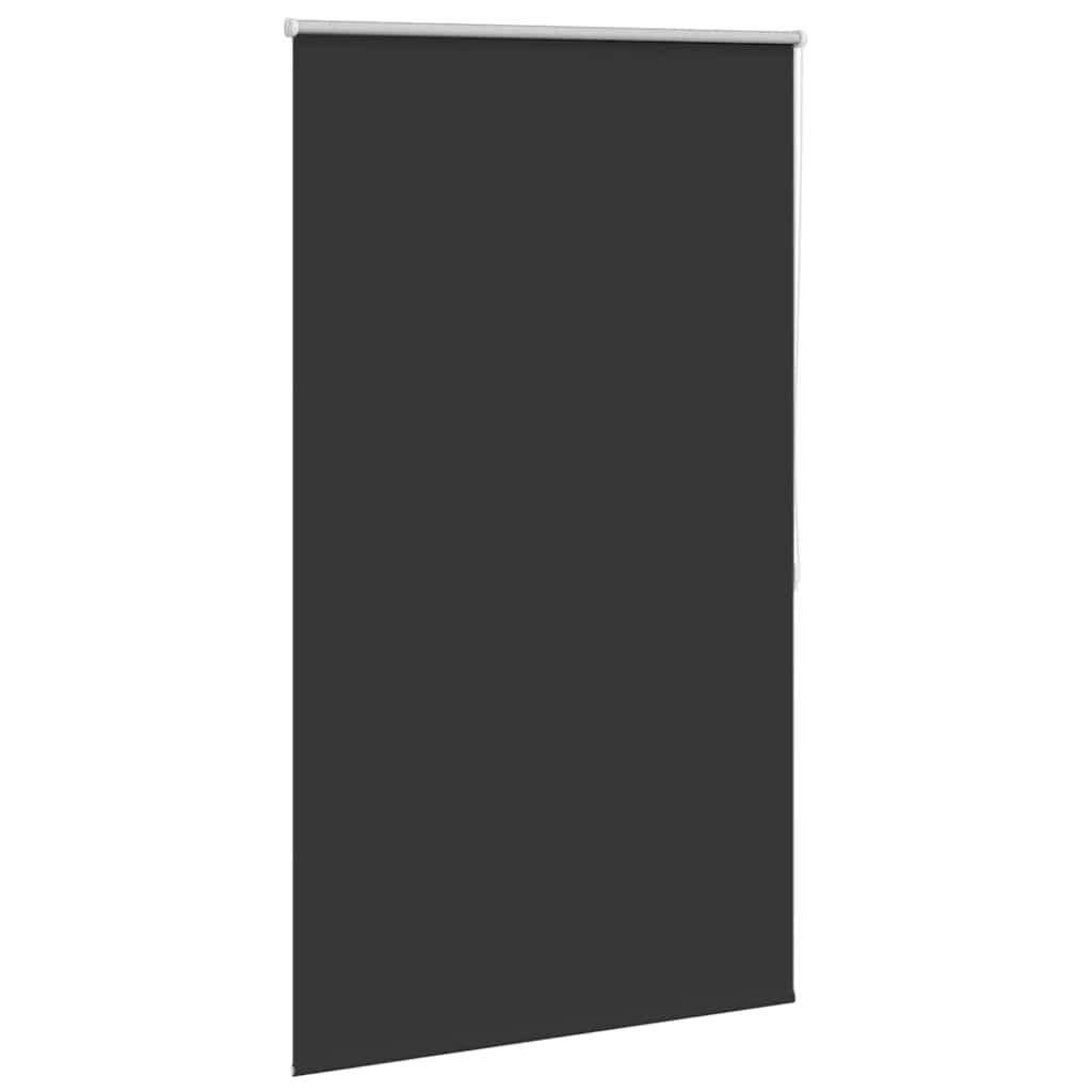 VidaXL Rolgordijn verduisterend 124,4 x 175 cm stofbreedte 120 cm zwart
