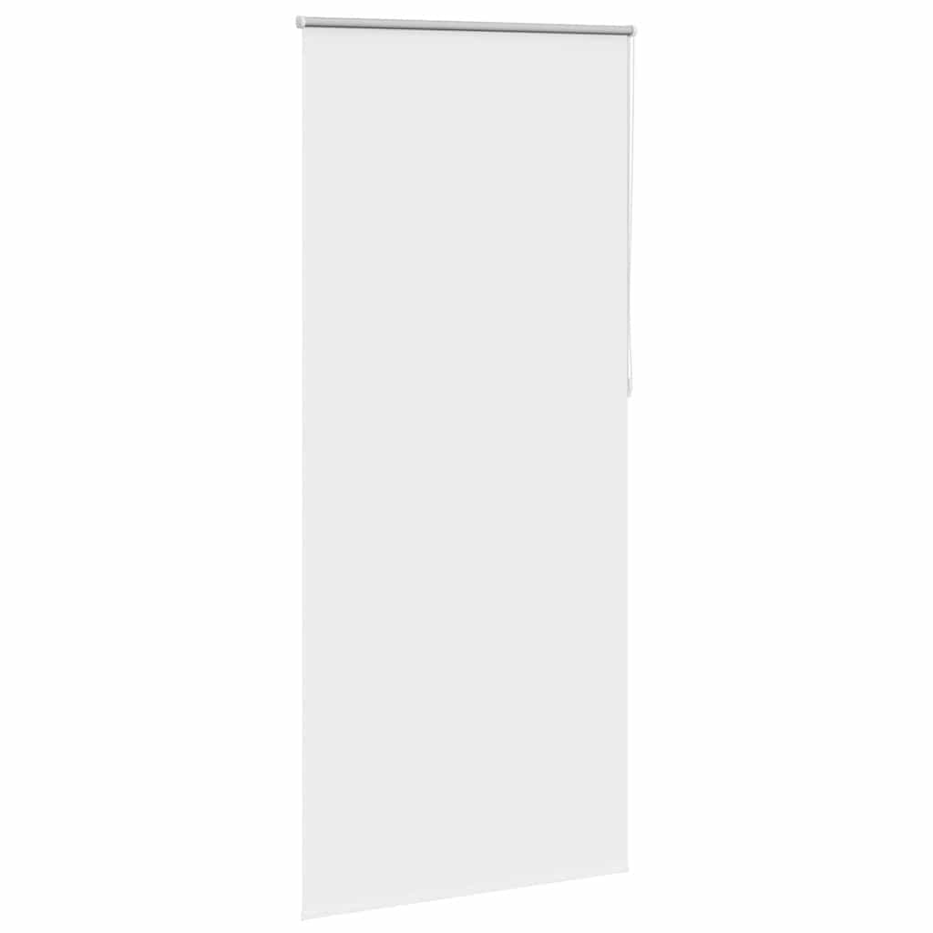 VidaXL Rolgordijn verduisterend 104,4 x 230 cm stofbreedte 100 cm wit