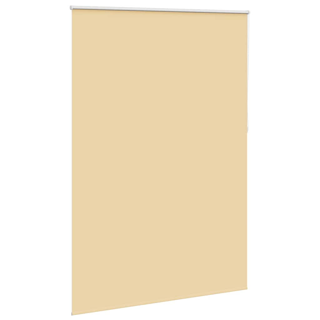 VidaXL Rolgordijn verduisterend 144,4 x 230 cm stofbreedte 140 cm beige