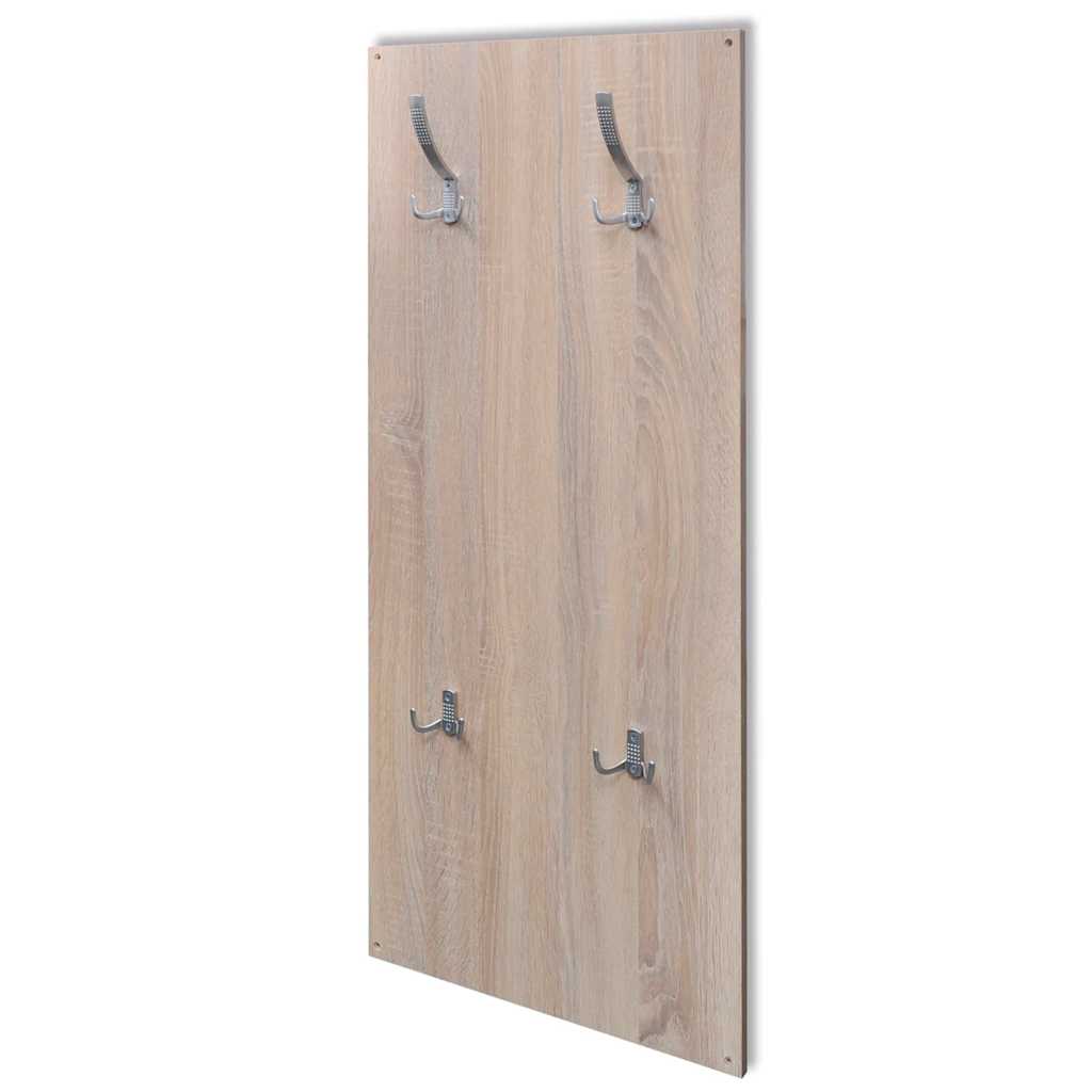 VidaXL 3-delige schoenenkastset hout eikenkleurig en wit