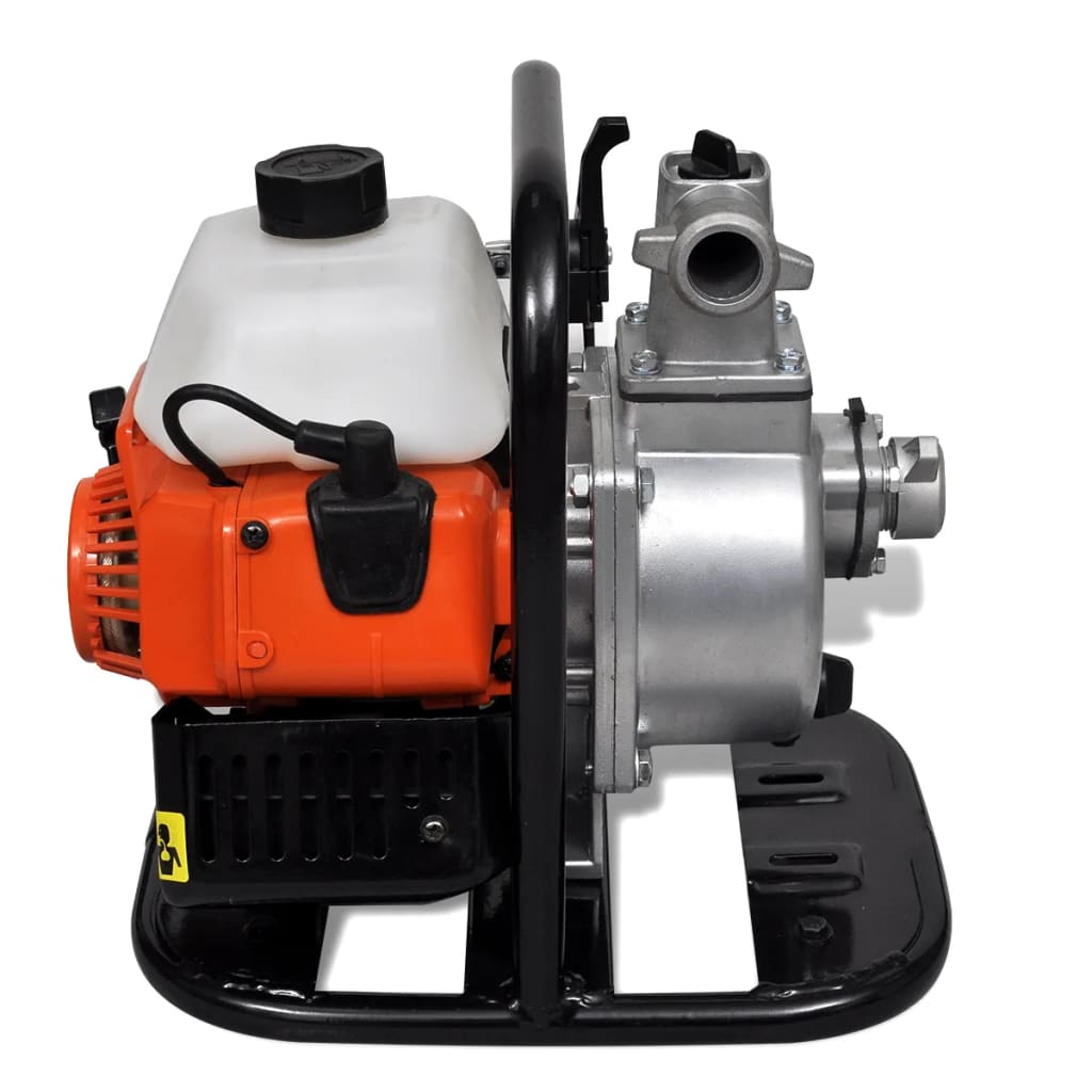 VidaXL Waterpomp benzine 2-taks 1,2 kw 0,95 l