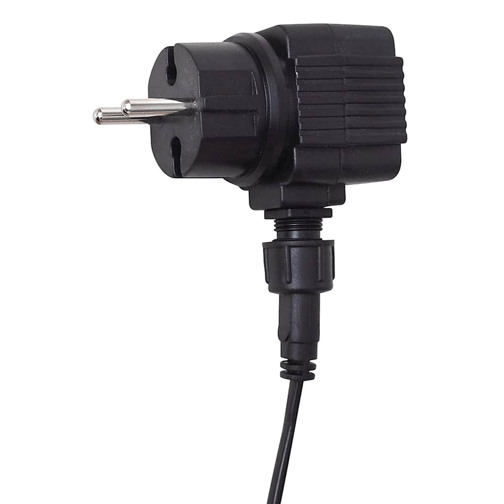 VidaXL Zwembadwaterval met led's rechthoekig 30 cm roestvrij staal