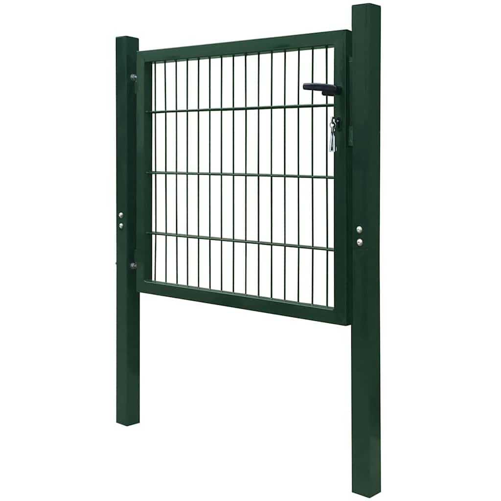 VidaXL 2d hekpoort (enkel) groen 100x80 cm