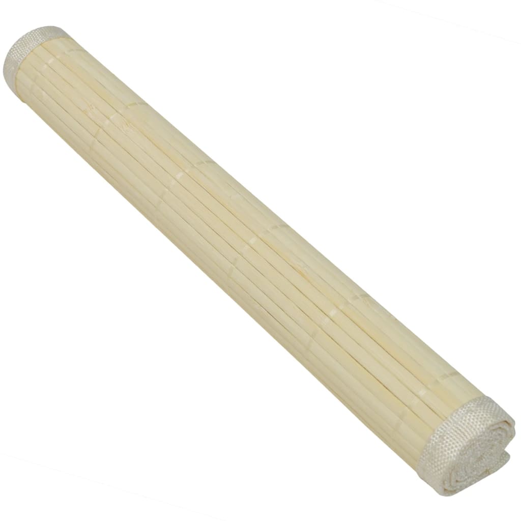 VidaXL 6 placemats bamboe 30 x 45 cm natuurlijk
