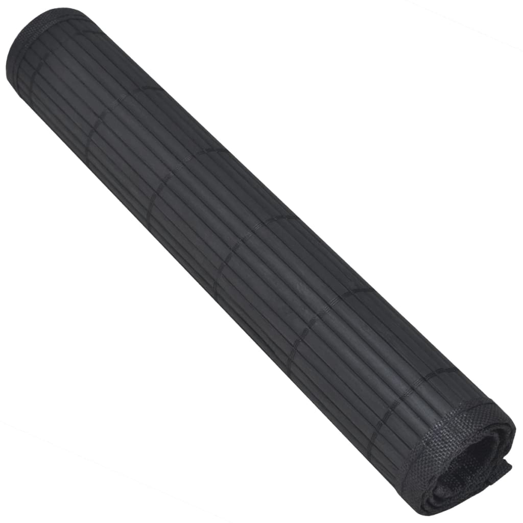 VidaXL 6 placemats bamboe 30 x 45 cm zwart