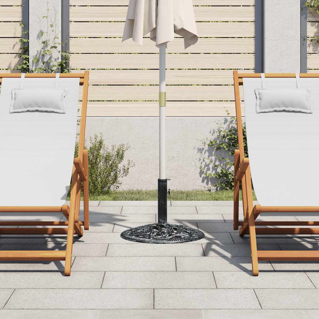 VidaXL Parasolvoet 12 kg 48 cm gietijzer