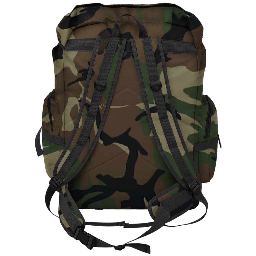 VidaXL Rugzak legerstijl 65 l camouflage